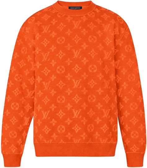 louis vuitton pullover neon orange|louis vuitton hoodie.